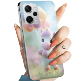 etui-do-xiaomi-redmi-note-12-pro-plus-wzory-jednorozec-bajki-ksiezniczki