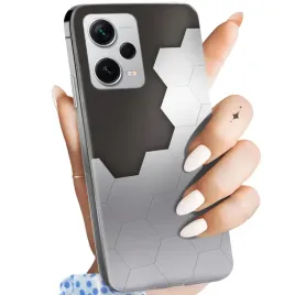 etui-do-xiaomi-redmi-note-12-pro-plus-wzory-szare-metallic-grey-obudowa