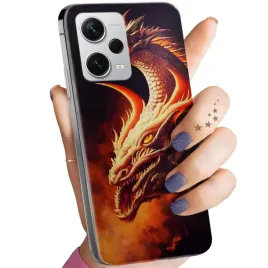 etui-do-xiaomi-redmi-note-12-pro-plus-wzory-smoki-dragon-taniec-smokow-case