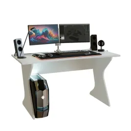 Zdjęcie produktu Białe biurko 140 cm - BASESTAR202 - Biurko młodzieżowe 140x65