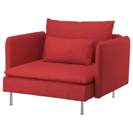 ikea-soderhamn-fotel-tonerud-czerwony