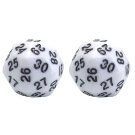 zestaw-2-kostek-k30-rpg-biala-kosc-trzydziestoscienna