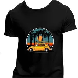 koszulka-meska-czarna-nadruk-samochod-wakacje-5xl