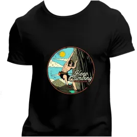 koszulka-meska-czarna-nadruk-keep-climbing-5xl