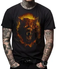 koszulka-meska-czarna-nadruk-czarny-wilk-rozmiar-5xl