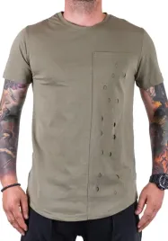 khaki-t-shirt-dziurkowany-ikene-r-s