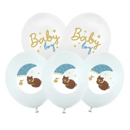 balony-lateksowe-biale-niebieskie-mis-baby-boy-na-baby-shower-6szt-30cm