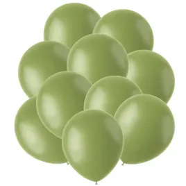 balony-pastelowe-oliwkowy-folat-13-10-szt