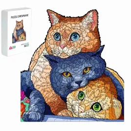 puzzle-drewniane-dla-dzieci-kotki-trzy-106-elementow-kot-prezent-dla-dzieci