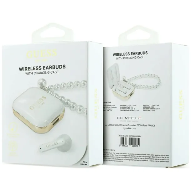 sluchawki-tws-guess-pearl-strap-bialy-komunikacja-bezprzewodowa