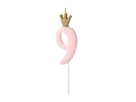 swieczka-urodzinowa-z-korona-cyferka-9-jasnorozowa-partydeco