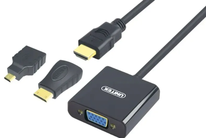unitek-y-6355-adapter-micro-mini-hdmi-do-vga-audio-stan-nowy