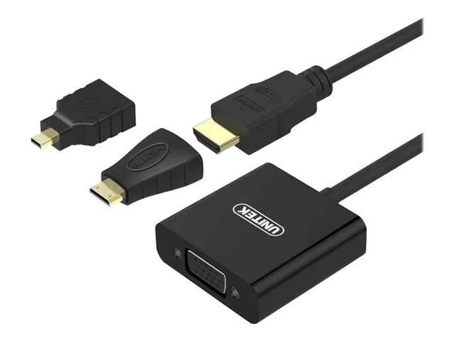 unitek-y-6355-adapter-micro-mini-hdmi-do-vga-audio-stan-nowy