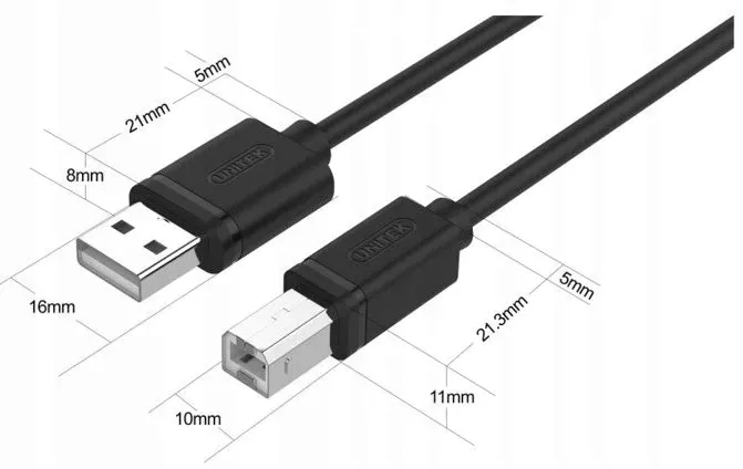unitek-przewod-usb-2-0-am-bm-2m-kod-producenta-y-c4001gbk
