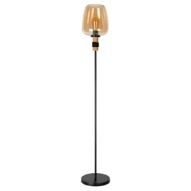 szklana-lampa-podlogowa-ilona-45708-01-62-czarny-bursztynowy