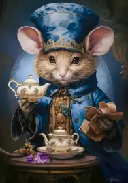 puzzle-500-ukladanka-widok-obraz-zwierzeta-mysz-porcelana-herbata-9-castor