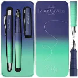 faber-castell-pioro-wieczne-dlugopis-automatyczny-poly-zestaw-etui-blue