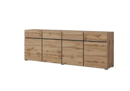 komoda-4-drzwi-4-szuflady-225-cm-dab-wotan-czarny-cross-25