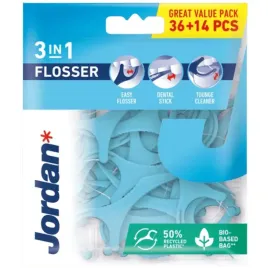 wykalaczka-z-nicia-dentystyczna-czyscik-jezyka-3w1-jordan-flosser-50-szt