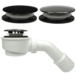 syfon-brodzikowy-50-mm-dwa-grzybki-chrom-i-czarny