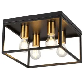 lampa-plafon-czarny-mosiadz-reality-cage-4pl