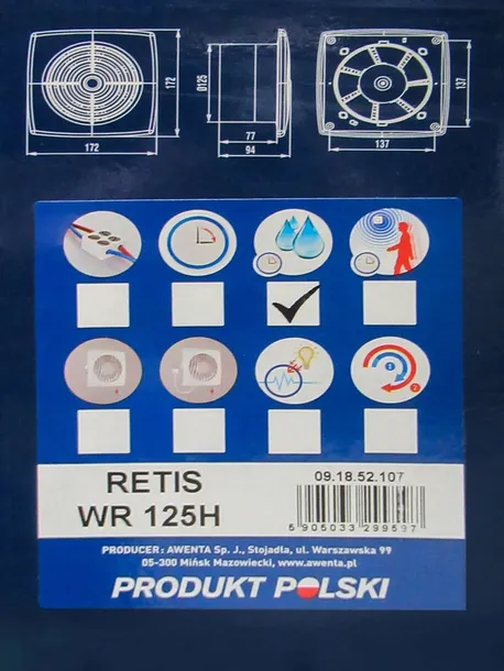 awenta-wentylator-retis-timer-higrostat-wr125h-zawiera-baterie-nie