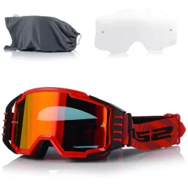gogle-motocyklowe-ls2-charger-pro-czerwone-2xszyba-lustrzanka-antifog
