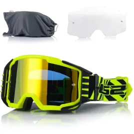 gogle-motocyklowe-ls2-charger-pro-zolte-fluo-2xszyba-lustrzanka-antifog