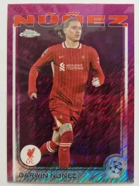 2024-25-topps-chrome-darwin-nunez-liverpool-refractor-ru