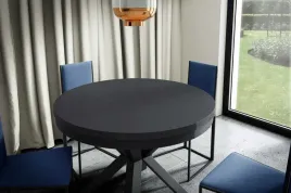 stol-narwik-100-176-okragly-rozkladany-blat-czarny-molet-nogi-czarne-loft