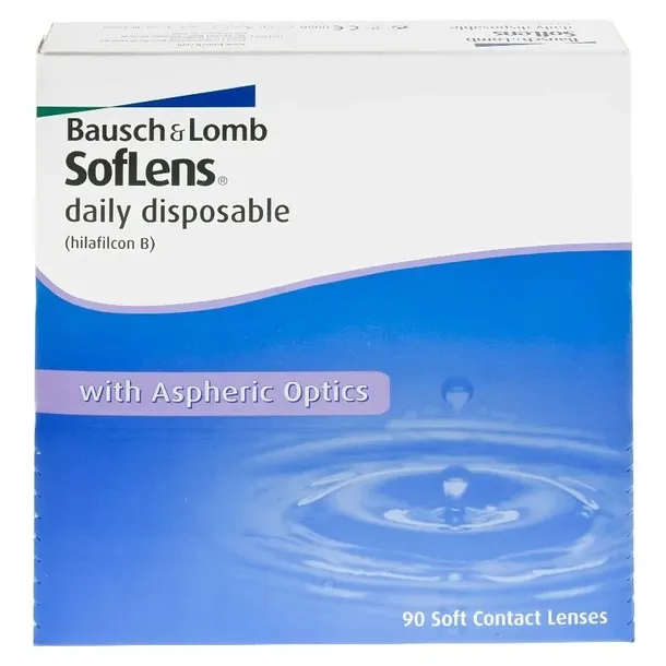 SOFLENS DAILY DISPOSABLE Jednodniowe BC 8.6 90 SZT MOC -01,50