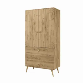 szafa-bali-szerokosc-100-cm-dab-craft-zloty-3-szuflady-boho