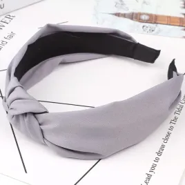 opaska-do-wlosow-bowknot-turban-szara