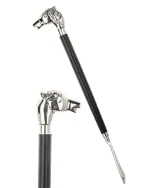 lyzka-do-butow-klasyczna-metalowa-srebrno-czarna-47-cm-135310