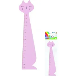linijka-drewniana-fiorello-15cm-kot-rozowy