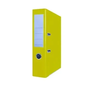 segregator-basic-s-z-szyna-pp-a4-75mm-zolty-stan-nowy