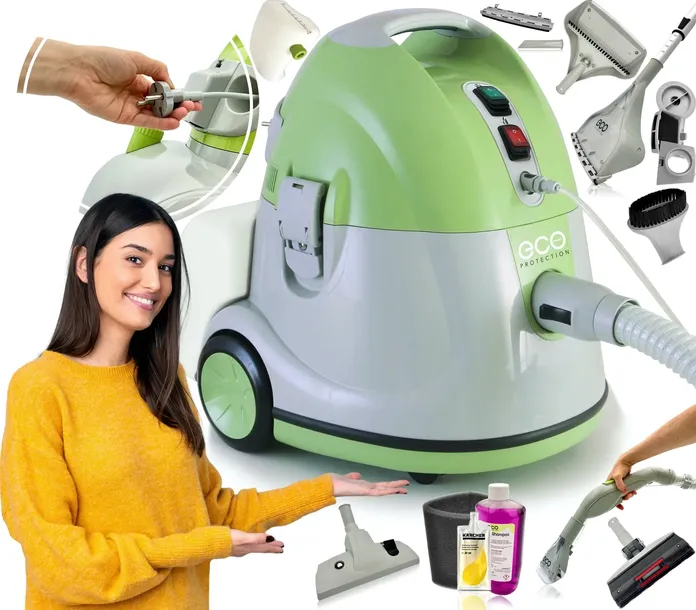 ODKURZACZ PIORĄCY WODNY bogaty ZESTAW +CHEMIA +PŁYN KARCHER jakość PREMIUM