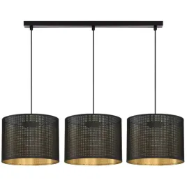 lampa-wiszaca-zloto-azurowy-abazur-z-dziurkami