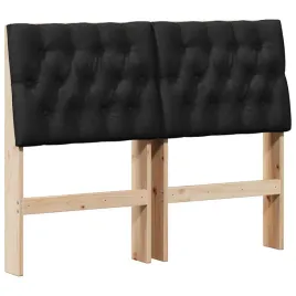 tapicerowane-wezglowie-czarny-120-cm-lite-drewno-sosnowe
