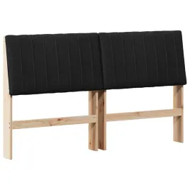 tapicerowane-wezglowie-czarny-160-cm-lite-drewno-sosnowe