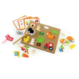 viga-przybijanka-drewniana-farma-tablica-korkowa-montessori
