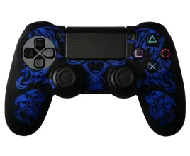 iris-silikonowy-pokrowiec-etui-oslona-na-pad-do-konsoli-ps4-smok-niebieski