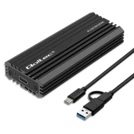 qoltec-obudowa-kieszen-nv2270-na-dysk-m-2-ssd-sata-nvme-usb-c-2tb