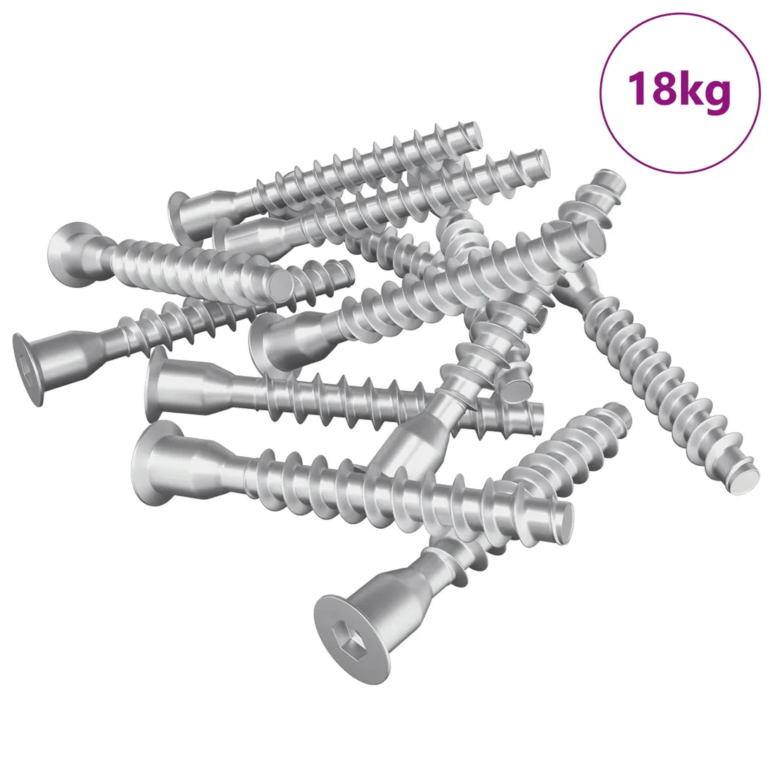 sruby-confirmat-2500-szt-srebrny-metal-stan-nowy