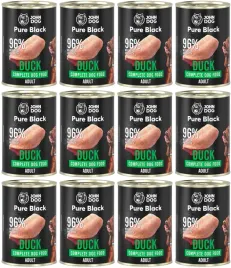 john-dog-pure-black-adult-duck-12-x-400-g