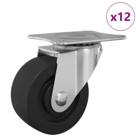 obrotowe-kolko-12-szt-srebrny-60-x-60-x-50-mm-zelazo-i-nylon