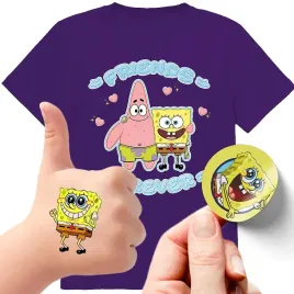 zestaw-3w1-koszulka-dla-dzieci-tatuaze-naklejki-spongebob-152-jakosc