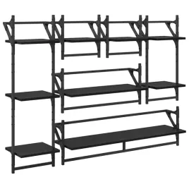 zestaw-polek-sciennych-6-szt-czarny-dab-100-x-25-x-30-cm