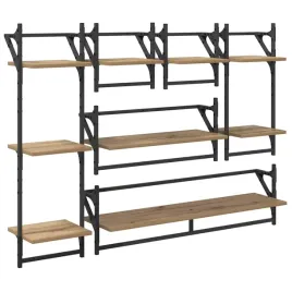 zestaw-polek-sciennych-6-szt-dab-rzemieslniczy-100-x-25-x-30-cm