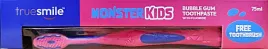 pasta-do-zebow-truesmile-monster-kids-bubble-gum-szczoteczka-3-6-lat-75ml